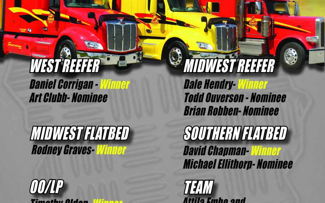 2019 May Drivers of the Month (7/22/2019)