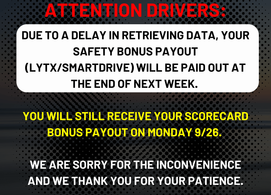 Safety Bonus Delay