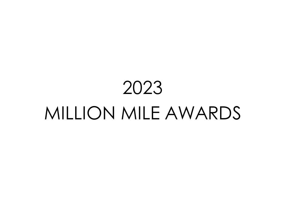 2023 Million Mile Awards